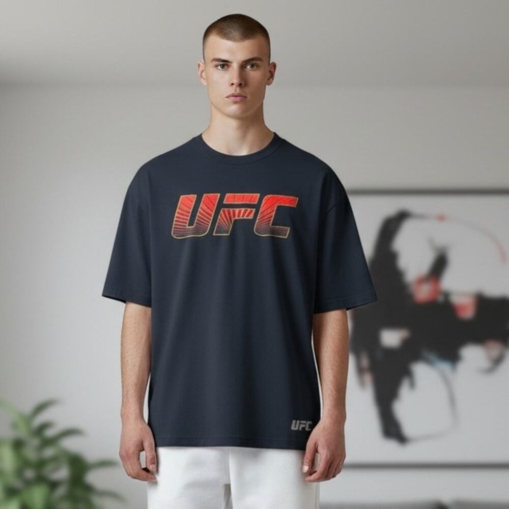 UFC Men’s 2X Black Cotton T-shirt